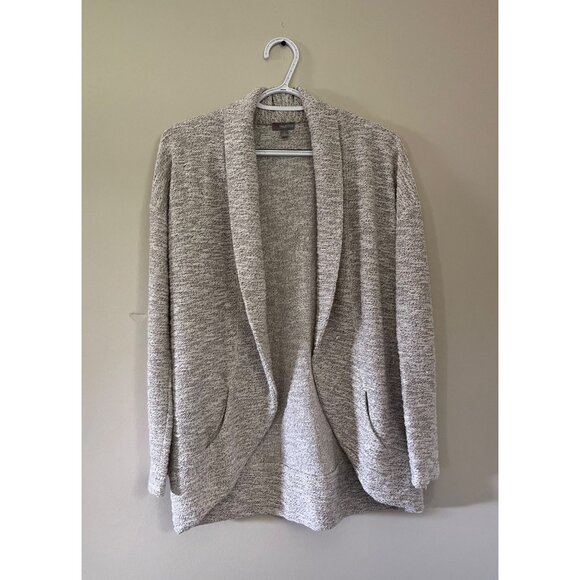 Talbots Womens Small Open Beige Cardigan Long Sleeve Sweater Two Pockets - Picture 1 of 6
